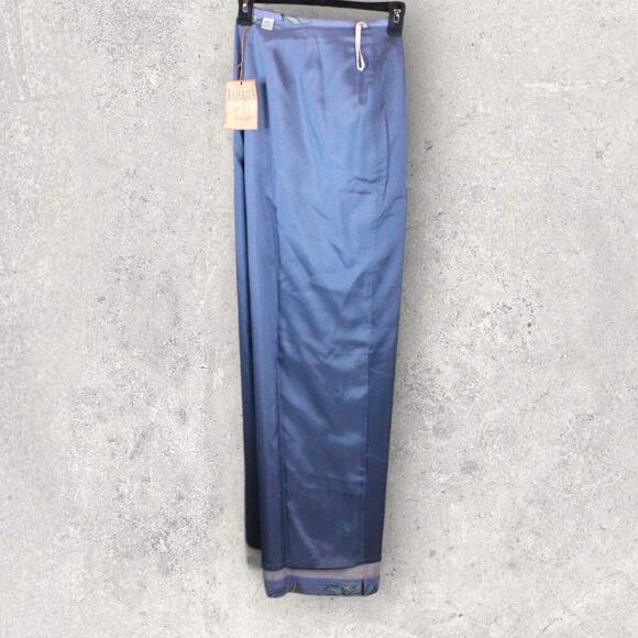 TOMMY BAHAMA 100% Silk Vintage Vines Pant in Lavender Size 14 - Picture 6 of 12